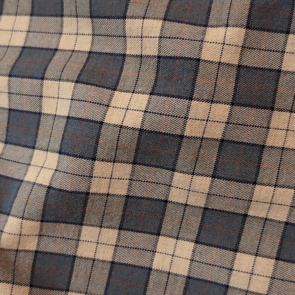 Viyella wool blend check long sleeve button shirt size L - Picture 5 of 5